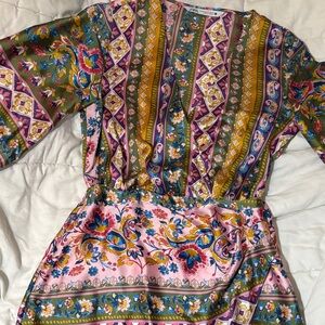 Zara Multicolor Floral Dress